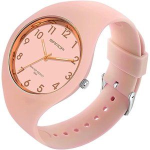 Fashion Jelly Series Ladies Silicone Strap Electronic Sports Waterproof Watch